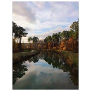 Le département de la Vienne en automne - Poster en papier semi-brillant 15x20 cm