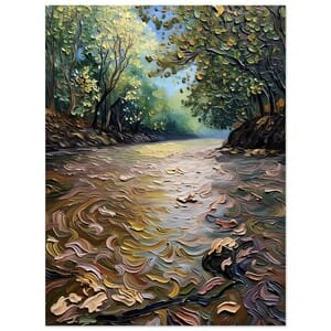 Le Clain, Poitiers - Impression d'art 15x20 cm / 6x8″